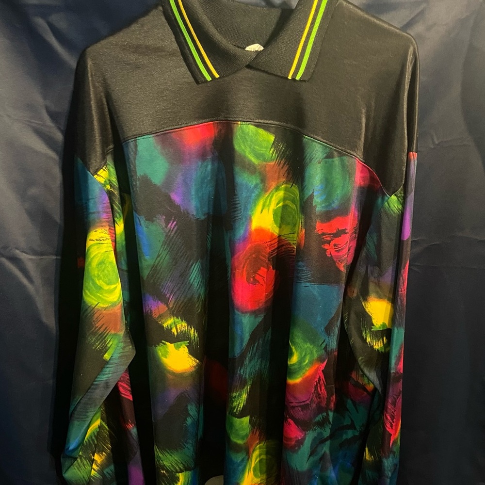Vintage 90's High Five Multicolored Goalie Soccer Jersey